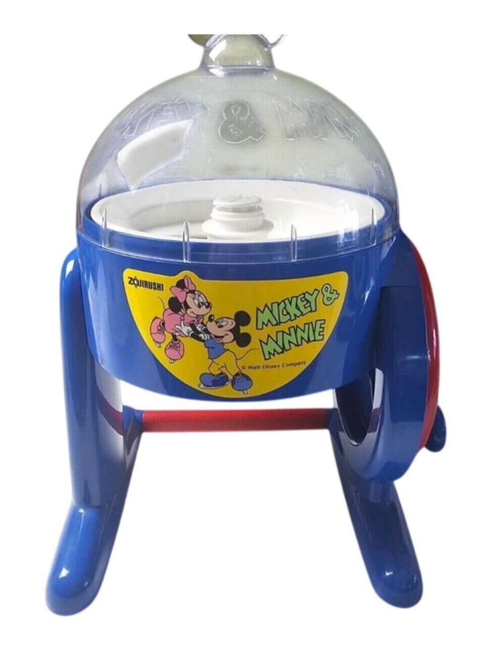 Zojirushi Disney Mickey Minnie Ice Shaver Machine Blue Red MHF-10D Vtg RARE HTF